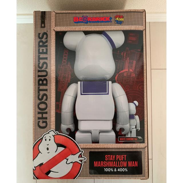 MEDICOM TOY(メディコムトイ)のBE@RBRICK MARSHMALLOW MAN 100％ ＆ 400％ エンタメ/ホビーのフィギュア(その他)の商品写真