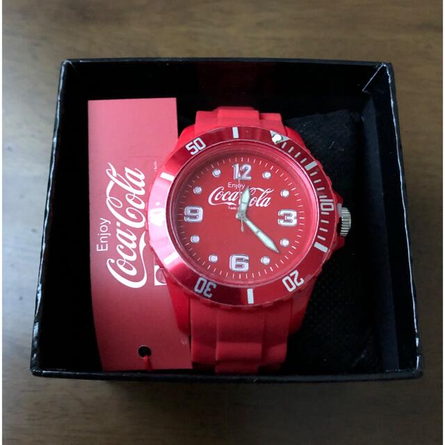 コカ・コーラ(コカコーラ)の★コカコーラ アナログ 腕時計　シリコンウォッチ★ メンズの時計(腕時計(アナログ))の商品写真