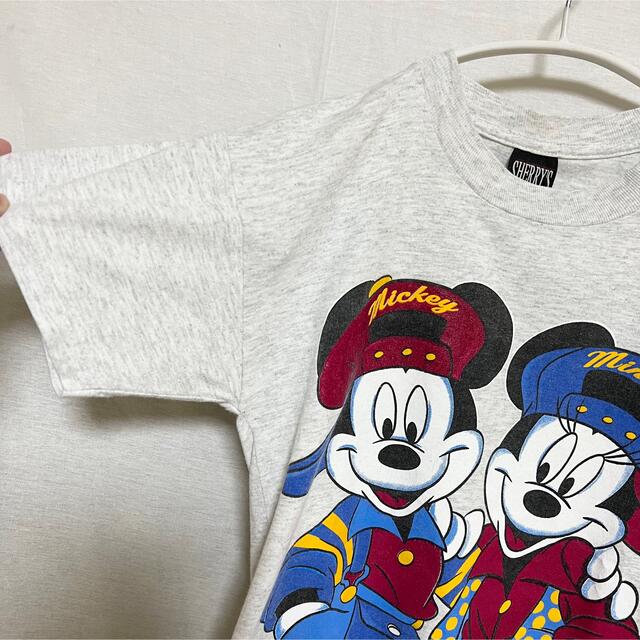 Disney(ディズニー)の希少 USA製★ヴィンテージ ミッキー&ミニー Tシャツ 両面プリント レディースのトップス(Tシャツ(半袖/袖なし))の商品写真