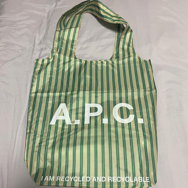 A.P.C(アーペーセー)のA.P.C エコバッグ　店舗限定　ストライプ レディースのバッグ(エコバッグ)の商品写真