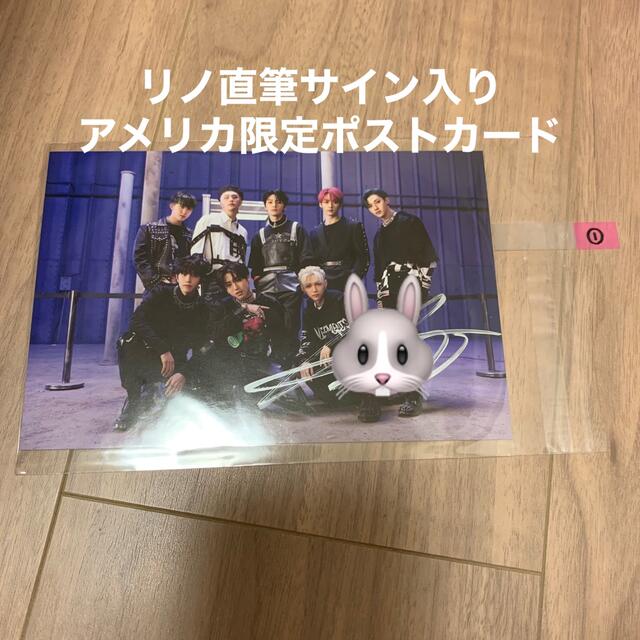 リノ①StrayKids shop⭐️ODDINARY アメリカ サイン レア