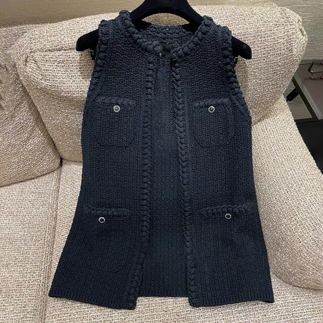 シャネル ジレ ニットベスト 192430円 レディース トップス ベスト