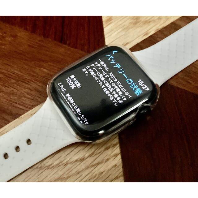 Apple Watch(アップルウォッチ)の限定保証期間！apple watch SE 44mm『バッテリー100%』 スマホ/家電/カメラのスマホアクセサリー(その他)の商品写真