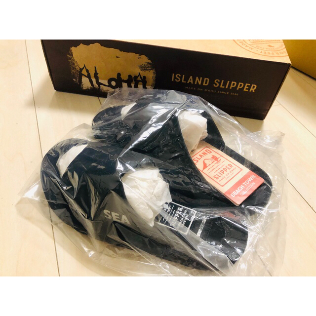 ダークブラウン 茶色 ウィンダンシー×アイランドスリッパ コラボ