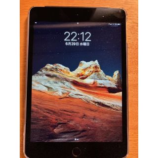 アップル(Apple)のiPad mini4 64GB Wifi+Cellular simロック解除済(タブレット)