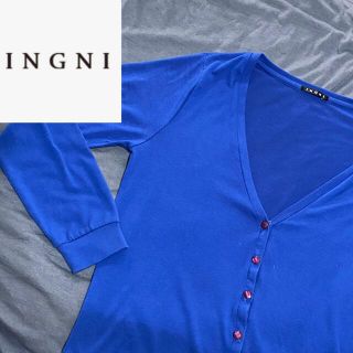 イング(INGNI)のINGNI d.i.a. H&M ZARA GRL ブルー ニット カーディガン(カーディガン)