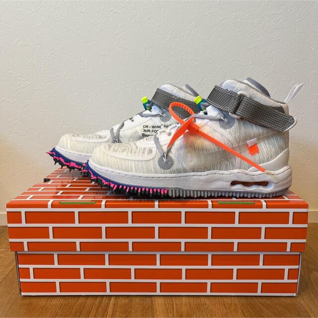 [28.0cm] Nike Off-White Air Force 1 Mid