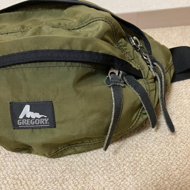 Gregory(グレゴリー)のグレゴリー テールメイト S カーキ アメリカ製 旧ロゴ メンズのバッグ(ウエストポーチ)の商品写真