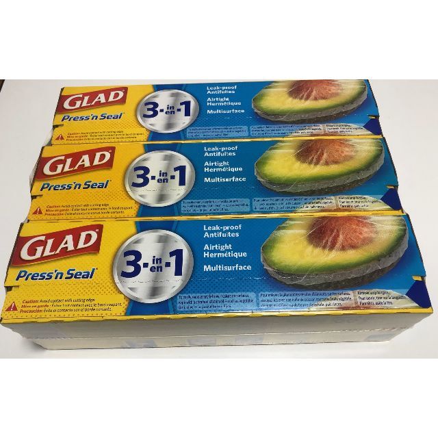 コストコ(コストコ)のコストコ プレスンシール 3本 GLAD Press'n Seal インテリア/住まい/日用品のキッチン/食器(収納/キッチン雑貨)の商品写真