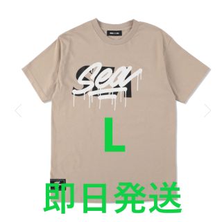 ウィンダンシー(WIND AND SEA)のIT'S A LIVING X WDS (SEA) T-SHIRT L(Tシャツ/カットソー(半袖/袖なし))