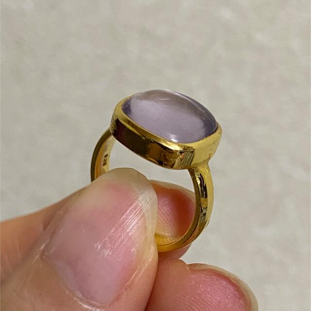 【美品】odul リング　ラベンダーアメジスト　9号 レディースのアクセサリー(リング(指輪))の商品写真