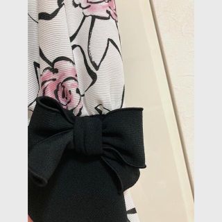 エムズグレイシー カメリア リボンワンピース-