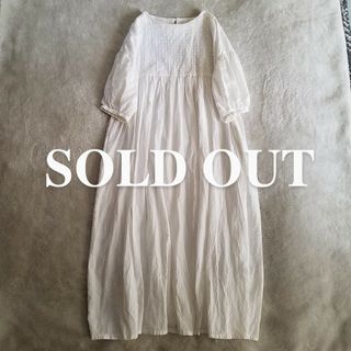 サマンサモスモス(SM2)の[SM2] yoke embroidery one-piece(ロングワンピース/マキシワンピース)