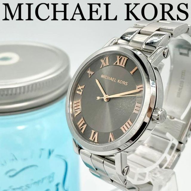 Michael Kors(マイケルコース)の34 マイケルコース時計　レディース腕時計　メンズ腕時計　シルバー　グレー　人気 レディースのファッション小物(腕時計)の商品写真