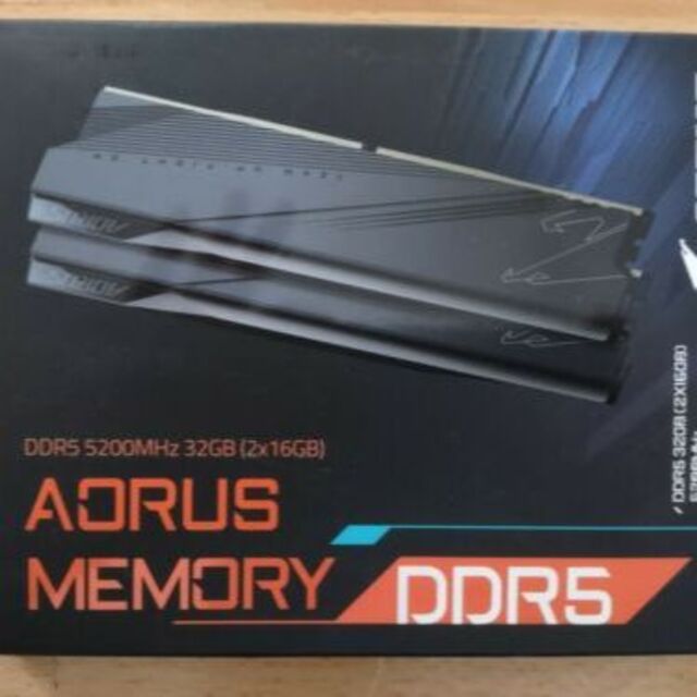 PC/タブレットAORUS G30P-ARS32G52D5 　 16GB 2枚組