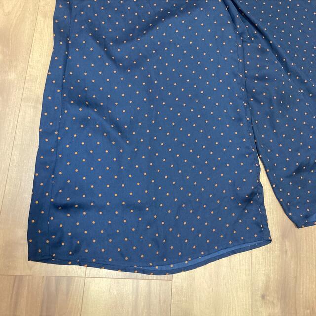 新品 グローバルワーク ワイドパンツ ドット柄