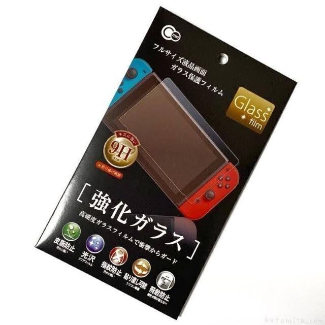 Switch 任天堂スイッチガラス保護フィルム スマホ/家電/カメラのスマホアクセサリー(保護フィルム)の商品写真