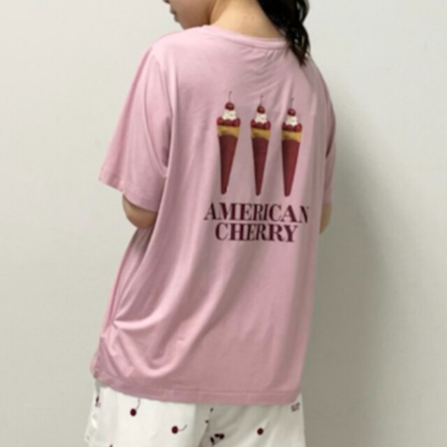 gelato pique(ジェラートピケ)の新品 ジェラートピケ  アメリカンチェリーTシャツ レディースのルームウェア/パジャマ(ルームウェア)の商品写真