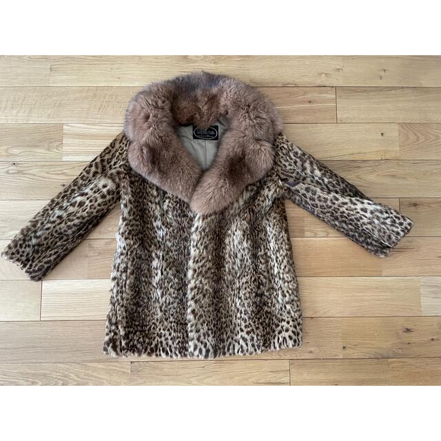 【ほつれ汚れあり】Lupian furs  毛皮　コート　LL  13号毛皮/ファーコート