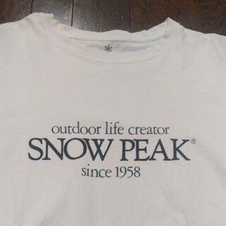 スノーピーク(Snow Peak)のsnow peak Tシャツ　L(Tシャツ/カットソー(半袖/袖なし))