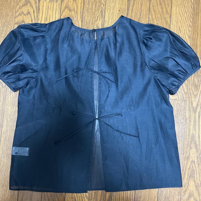 GU(ジーユー)のGU シースルーシャツ Mサイズ レディースのトップス(シャツ/ブラウス(半袖/袖なし))の商品写真