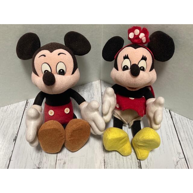 ミッキーマウス - ビンテージ Disney ミッキー ミニー ぬいぐるみ ...