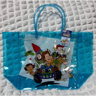 ディズニー(Disney)のトイストーリー♡めちゃ可愛いビニールバッグ♡新品(トートバッグ)