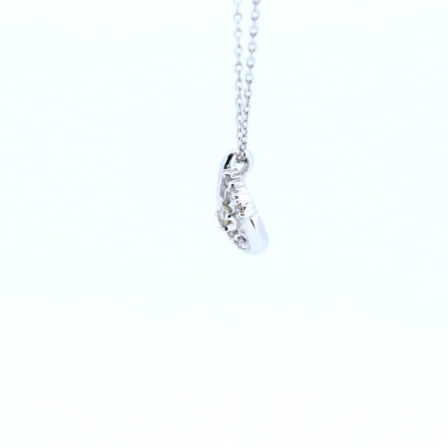 4℃(ヨンドシー)のヨンドシー ダイヤモンド ネックレス K18WG(18金 ホワイトゴールド) レディースのアクセサリー(ネックレス)の商品写真