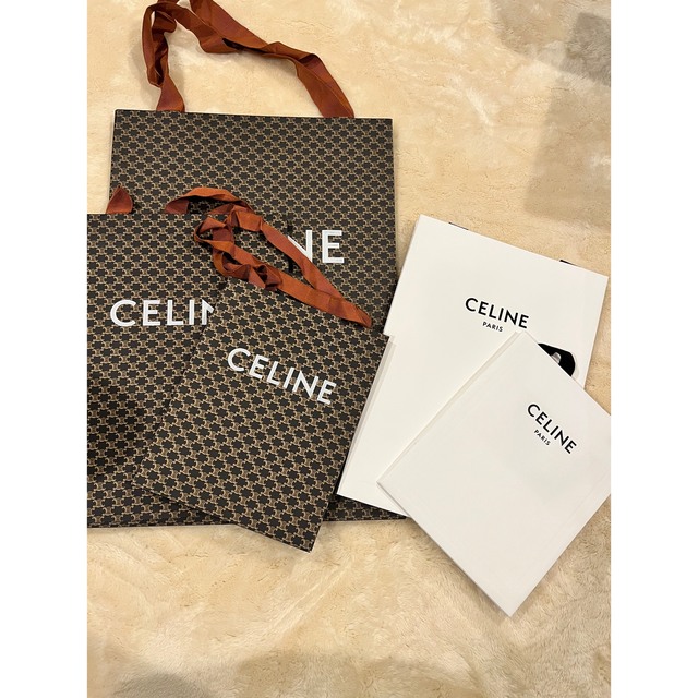 CEFINE(セフィーヌ)のceline セリーヌ トリオンフ　ポップアップ限定ショッパー　ショップ袋 レディースのバッグ(ハンドバッグ)の商品写真