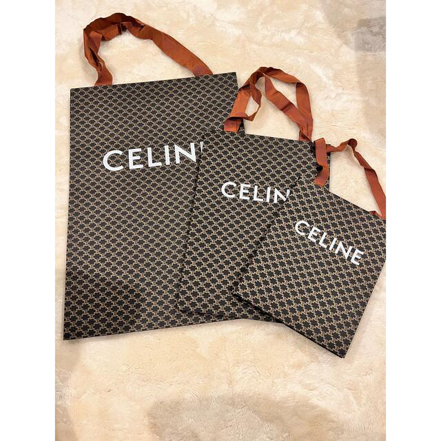 CEFINE(セフィーヌ)のceline セリーヌ トリオンフ　ポップアップ限定ショッパー　ショップ袋 レディースのバッグ(ハンドバッグ)の商品写真