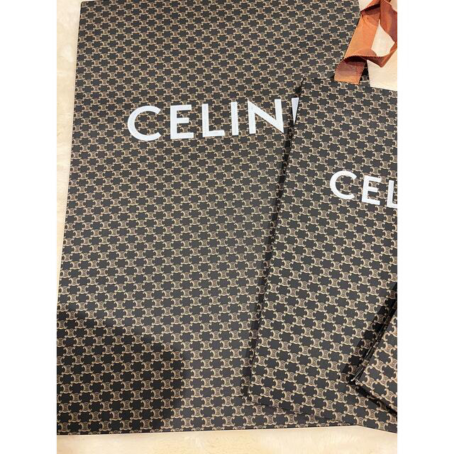 CEFINE(セフィーヌ)のceline セリーヌ トリオンフ　ポップアップ限定ショッパー　ショップ袋 レディースのバッグ(ハンドバッグ)の商品写真