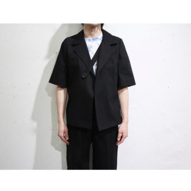 SUNSEA(サンシー)のMASU HALF SLEEVE COTTON JACKET メンズのジャケット/アウター(テーラードジャケット)の商品写真