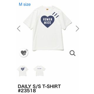 ヒューマンメイド(HUMAN MADE)のHuman made DAILY S/S T-SHIRT#23518(Navy)(Tシャツ/カットソー(半袖/袖なし))