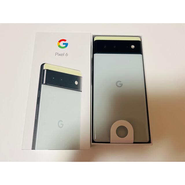 【新品未使用】Google pixel6 128GBSorta Seafoamスマートフォン/携帯電話