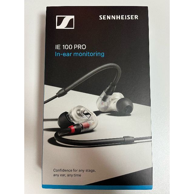 ゼンハイザー SENNHEISER IE 100 PRO CLEAR スマホ/家電/カメラのオーディオ機器(ヘッドフォン/イヤフォン)の商品写真