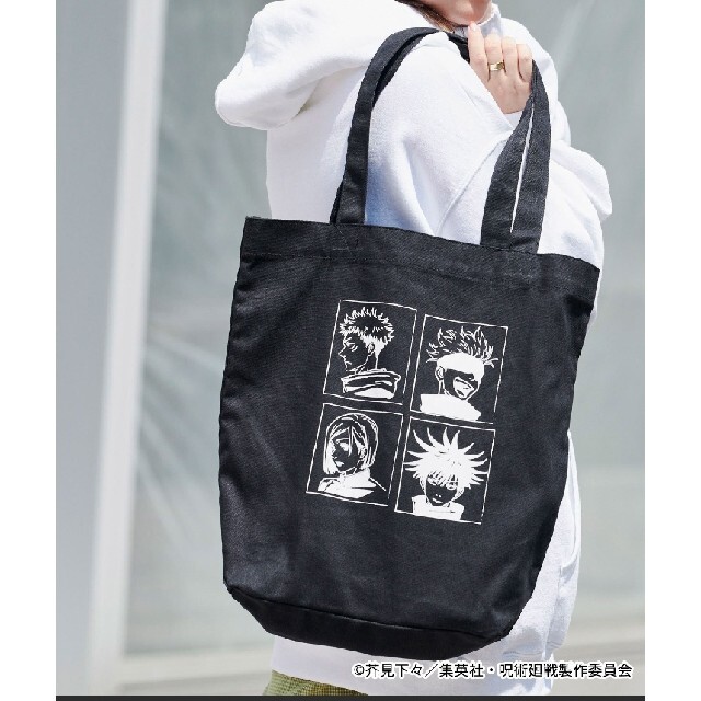 【呪術廻戦】コラボ キャンバストートバッグ レディースのバッグ(トートバッグ)の商品写真