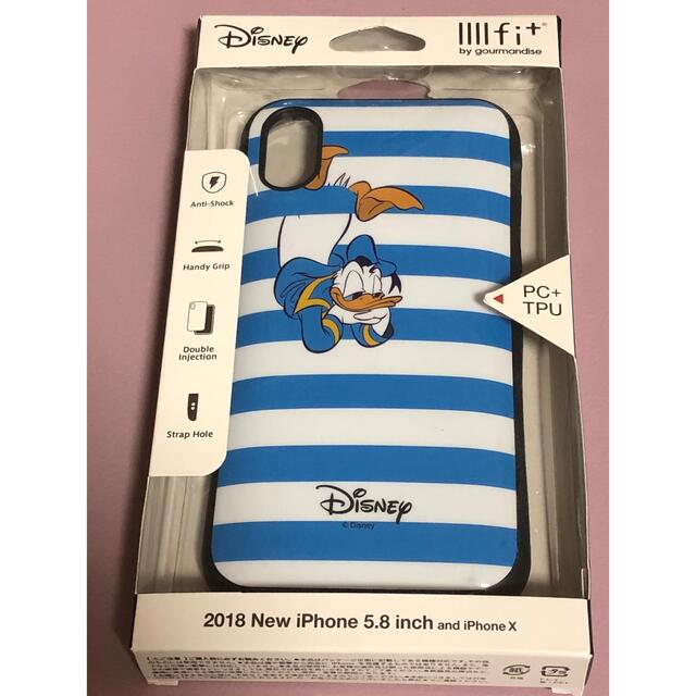 Disney(ディズニー)のgourmandise ディズニー iPhone XS / X 対応 IIIIf スマホ/家電/カメラのスマホアクセサリー(iPhoneケース)の商品写真