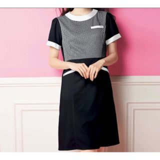 新品 Sサイズ エステサロン ユニフォーム ワンピース制服(ひざ丈ワンピース)