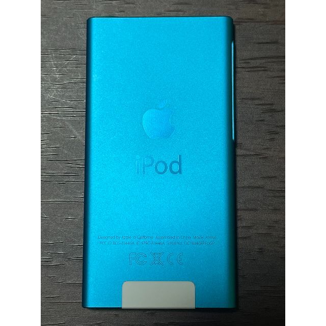 Apple(アップル)のipod nano 第7世代　ブルー スマホ/家電/カメラのオーディオ機器(ポータブルプレーヤー)の商品写真