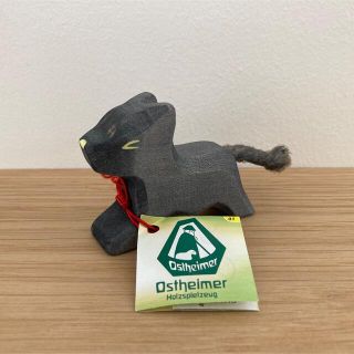 ボーネルンド(BorneLund)のオストハイマー　ostheimer　黒豹　子ども　木のおもちゃ　ドイツ(知育玩具)