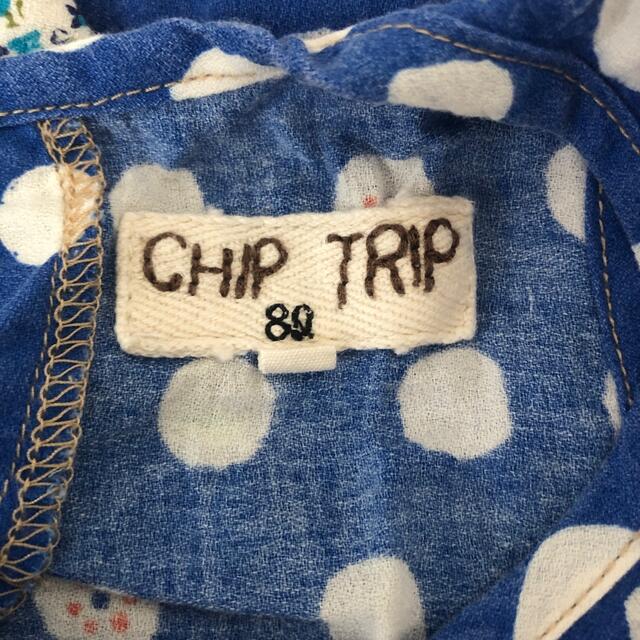 CHIP TRIP(チップトリップ)のワンピース　80cm キッズ/ベビー/マタニティのベビー服(~85cm)(ワンピース)の商品写真