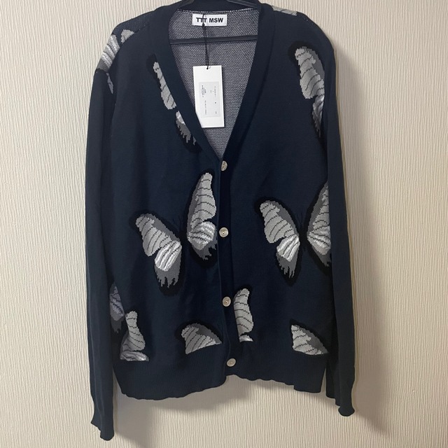 【美品】TTT MSW  Butterfly Knit Cardigan メンズのトップス(カーディガン)の商品写真