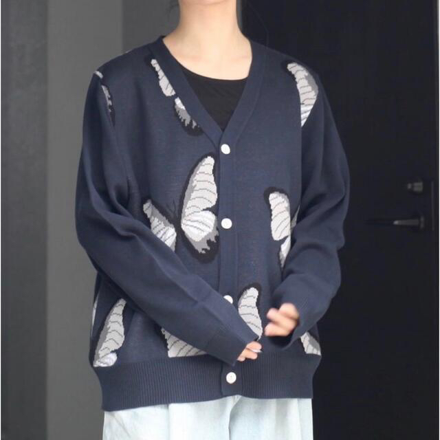 【美品】TTT MSW  Butterfly Knit Cardigan メンズのトップス(カーディガン)の商品写真