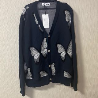 【美品】TTT MSW  Butterfly Knit Cardigan(カーディガン)