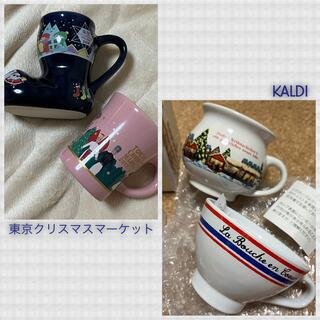 KALDI - 【4個セット】クリスマスマーケットマグカップ&カルディ
