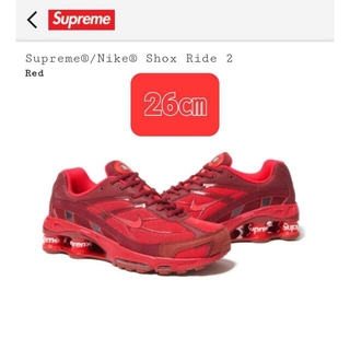 シュプリーム(Supreme)のSupreme®/Nike® Shox Ride 2 RED(スニーカー)
