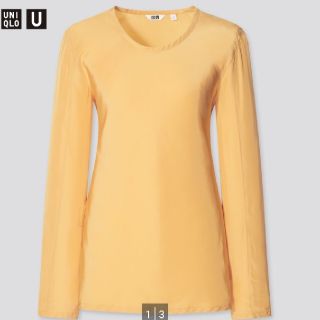 ユニクロ(UNIQLO)のUNIQLO　シャイニーレーヨンブラウス(シャツ/ブラウス(長袖/七分))