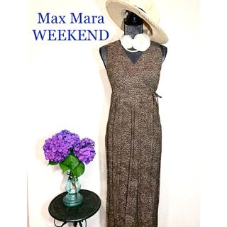 Max Mara - マックスマーラ ワンピース 半袖 ひざ下丈 カシュクール 40 M 黒 ECの通販｜ラクマ