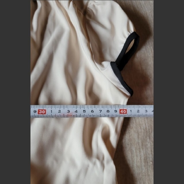 ボウタイ ブラウス レーヨンシャツ サイズS レディースのトップス(シャツ/ブラウス(半袖/袖なし))の商品写真