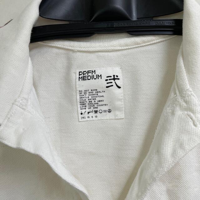 PPFM(ピーピーエフエム)のPPFM ポロシャツ S 白、黒 2枚セット メンズのトップス(ポロシャツ)の商品写真